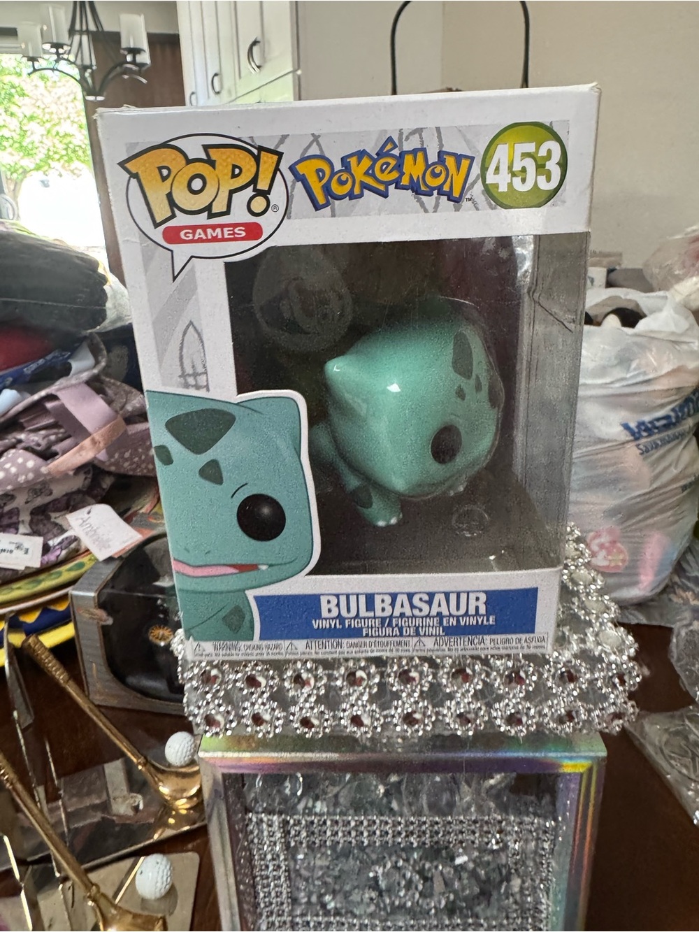 Funko Pop Pokémon Bulbasaur 453 Flocked 2020 Spring Convention Official Sticker